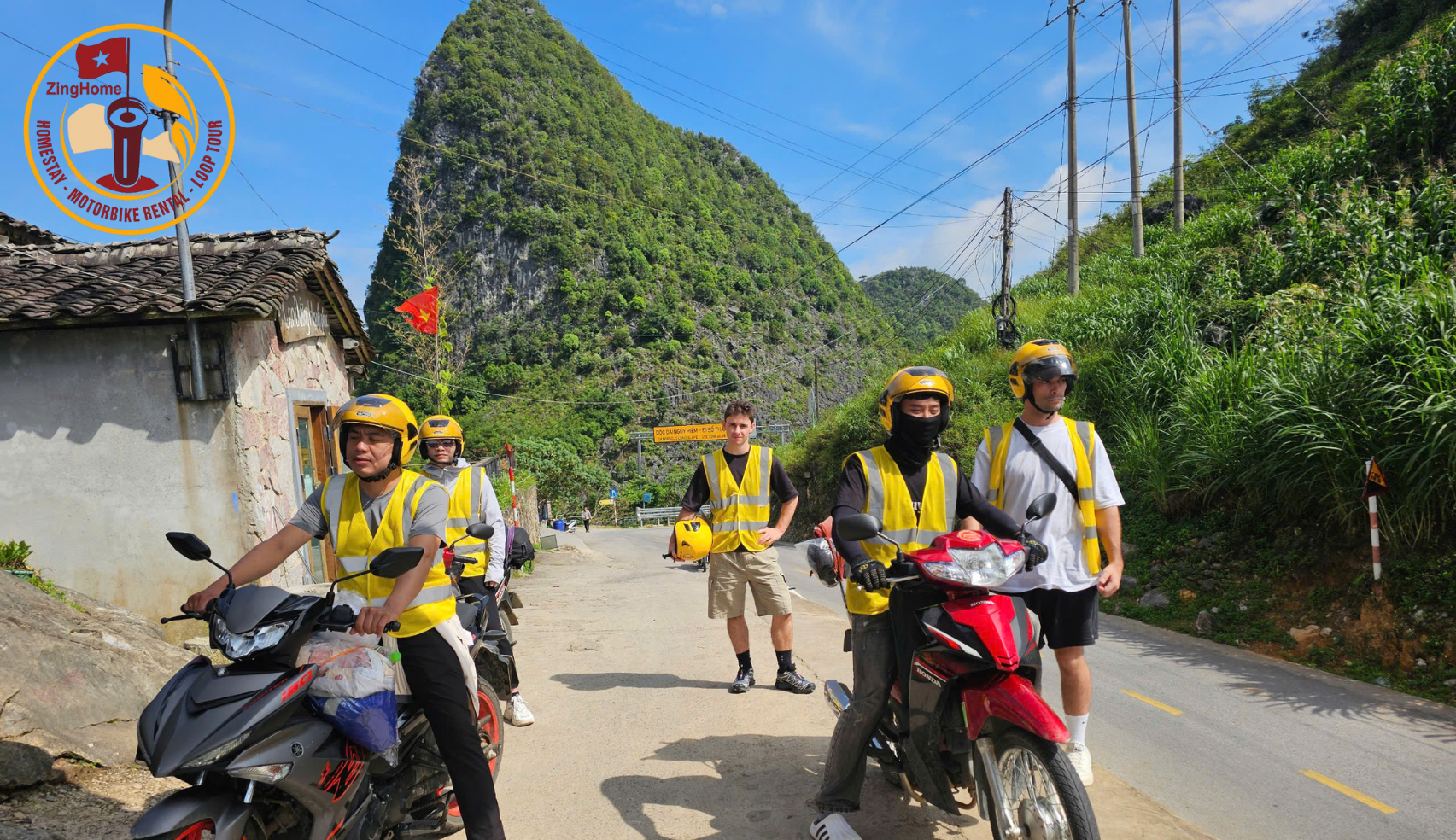 Riding through towns offers opportunities to interact with residents