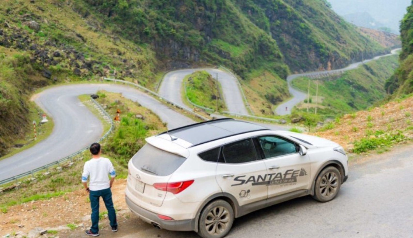 The driving conditions in Ha Giang can pose a challenge even for experienced drivers