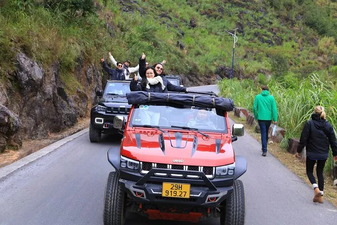 Variety of rental cars used in Ha Giang car rental with driver services